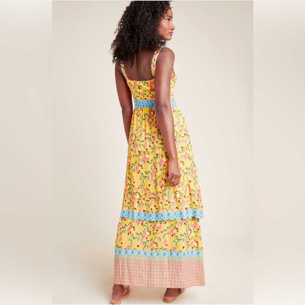 FARM Rio for Anthroplogie Anjou Maxi Dress, NWOT, Sz 6 - Picture 4 of 6